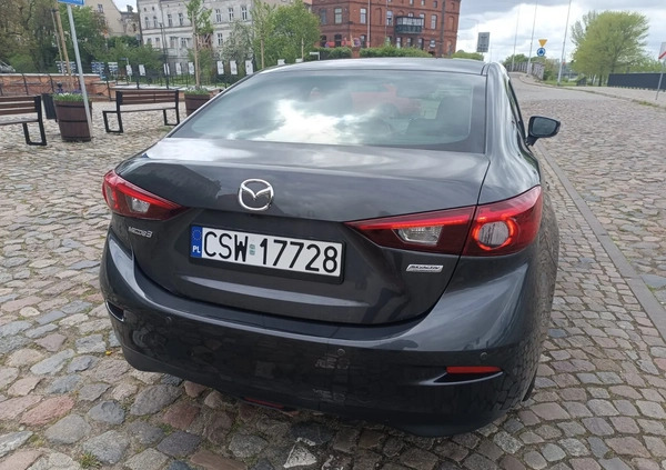 Mazda 3 cena 33900 przebieg: 235000, rok produkcji 2014 z Grudziądz małe 56